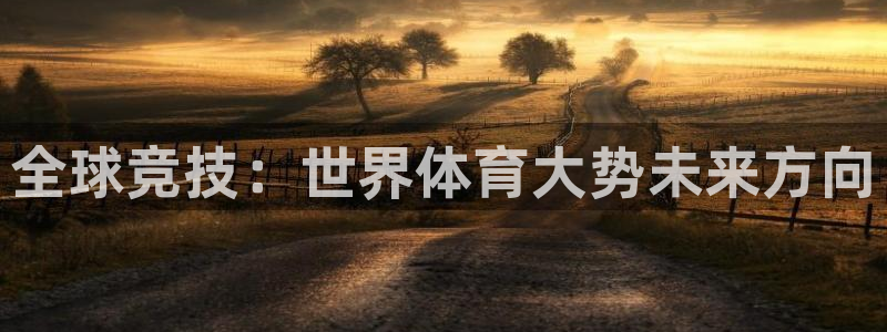 vsport体育官网下载开户：全球竞技：世界体育大势未来方向