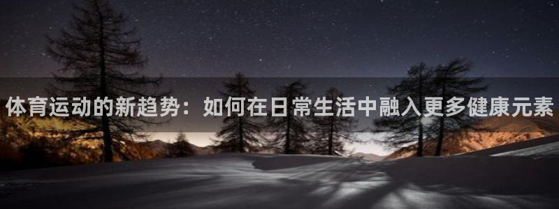 vsport体育官方正版app五金厂：体育运动的新趋
