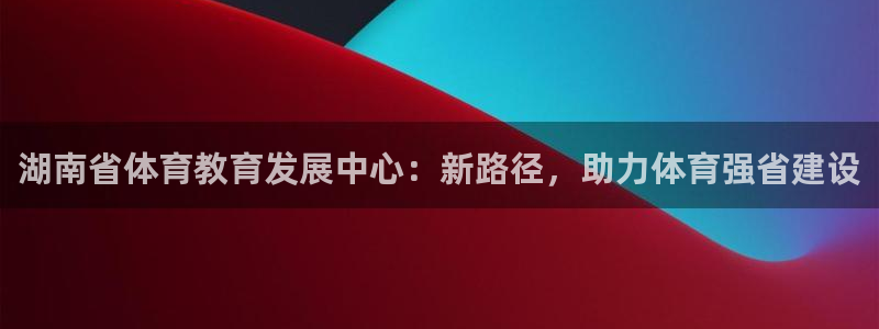 vsport体育官方正版app娱乐：湖南省体育教育发展中心：